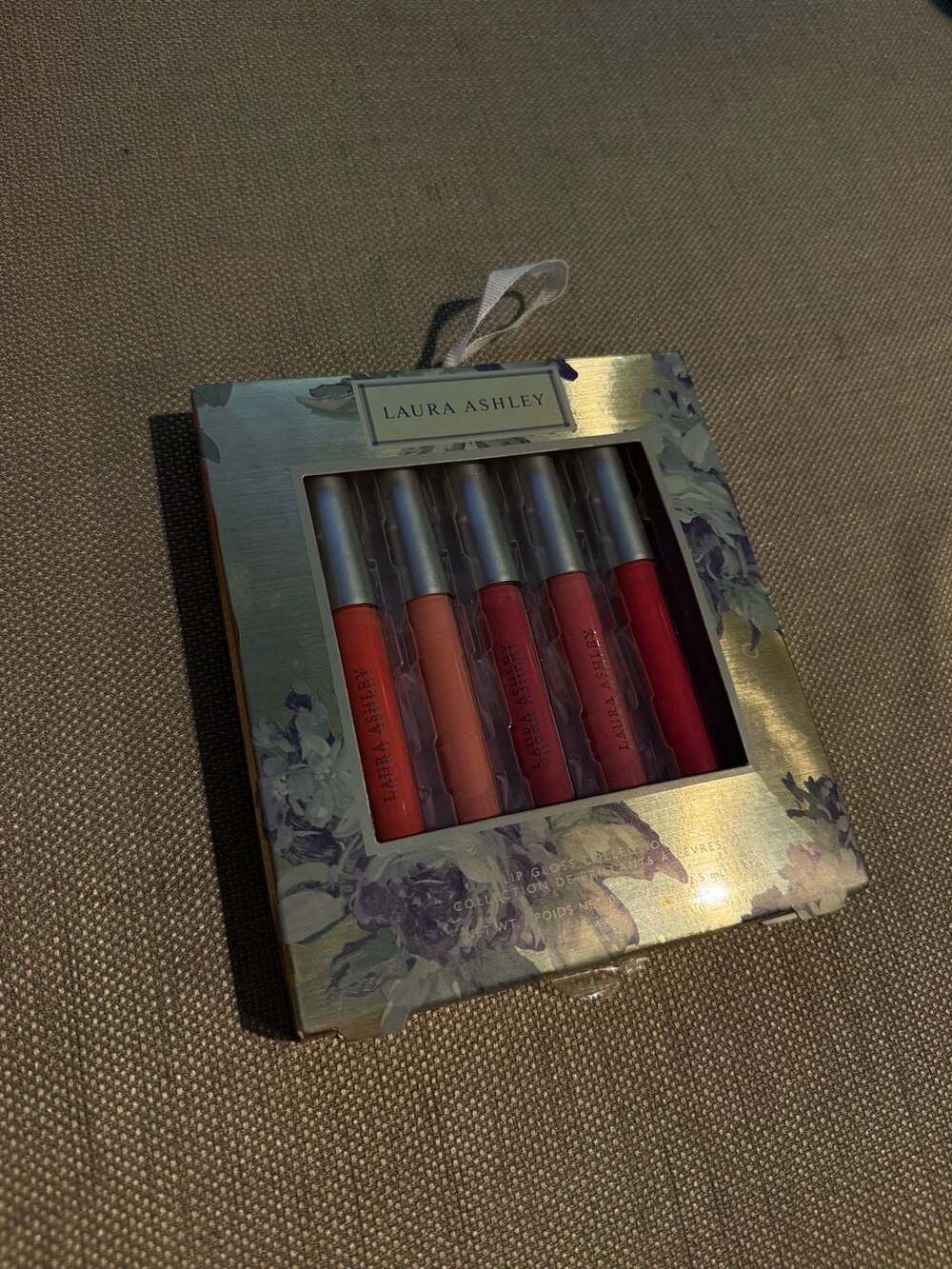 Laura Ashley Lip Gloss Collection 5-Piece Set